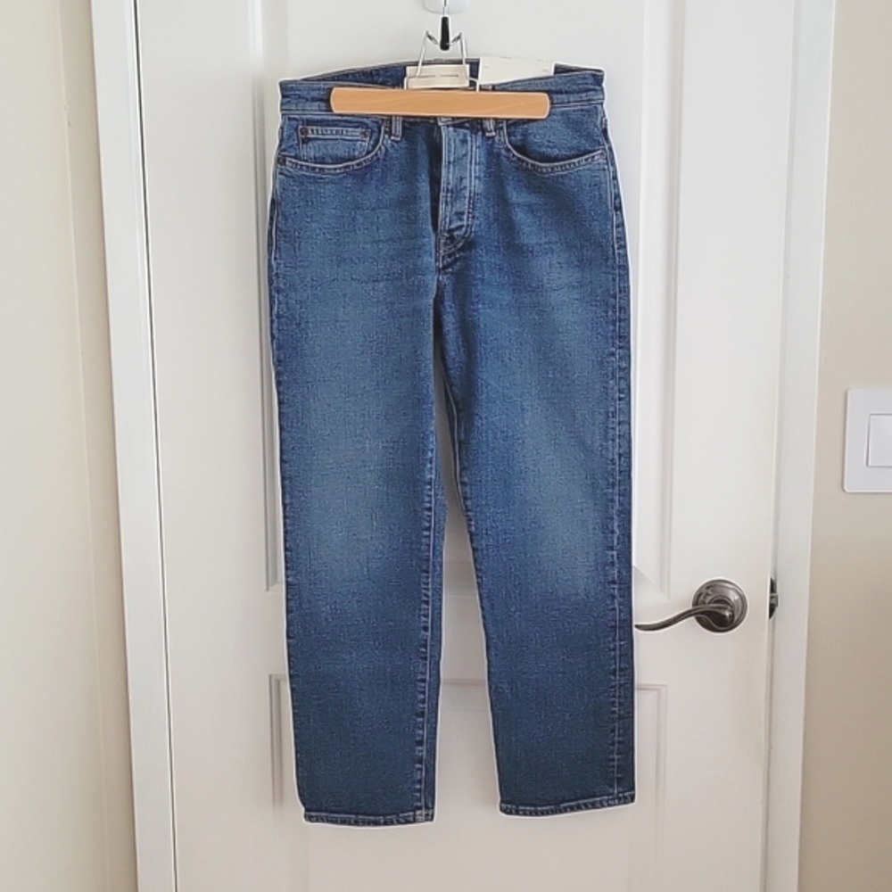 NWT Jeanerica Blue Straight Leg Denim Jean Size 29